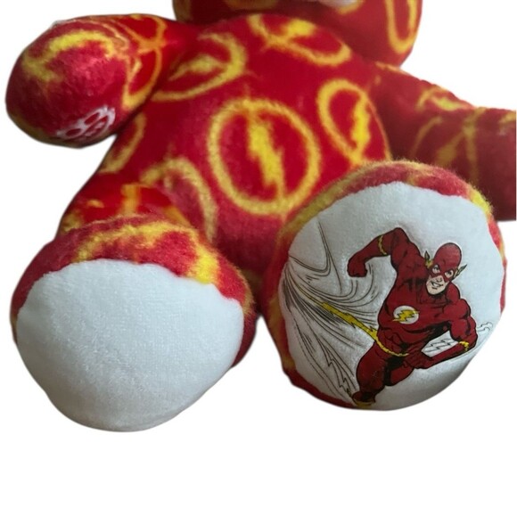 Build A Bear The Flash Plush DC Comics Justice League BABW Teddy Bear 16” 2018 - Picture 2 of 3